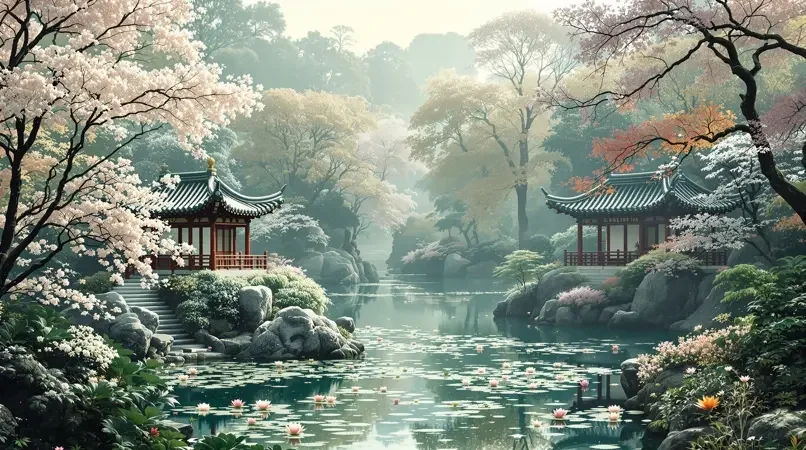 园林四季